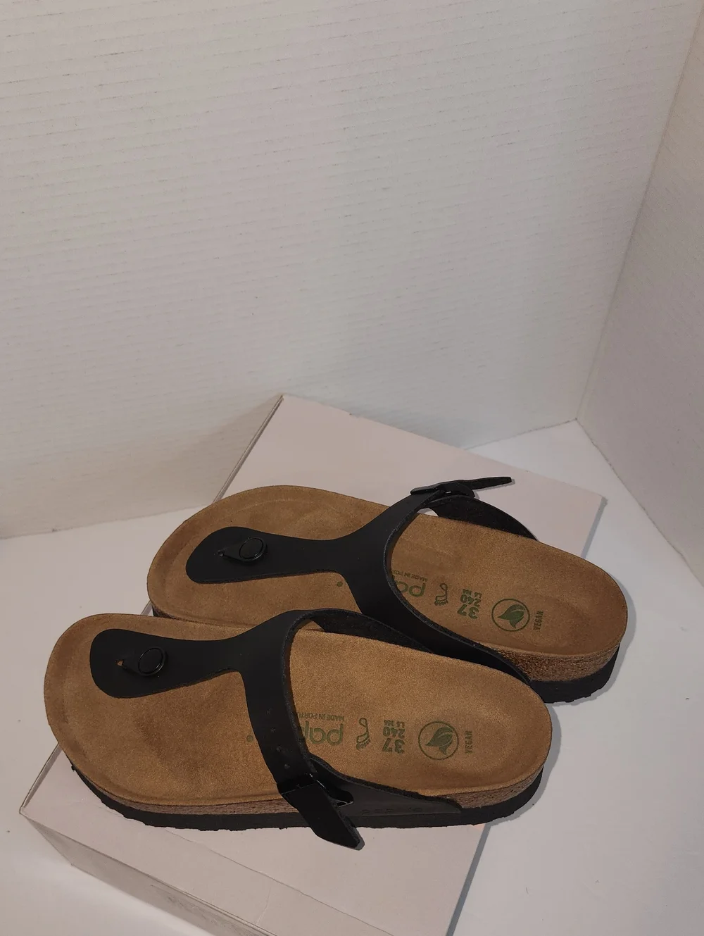 Birkenstock Papillio Vegan Platform Gizeh Sandal NWT Size 37 6 To 6.50